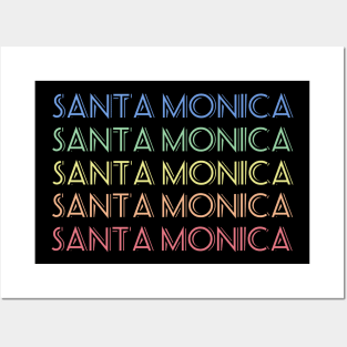 Santa Monica Posters and Art